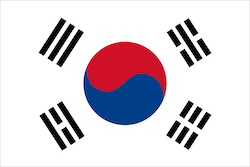 This is a flag of South Korea.